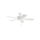 Ventilateur de plafond Kichler Canfield Patio 310192WH blanc