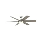 Kichler 310260NI Nickel brossé 6 Lames Ventilateur de plafond