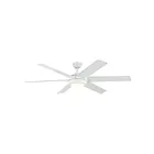 Kichler 310260WH Blanc 6 Lames Ventilateur de plafond