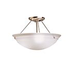 Plafonnier semi-encastré Kichler Cove Molding 3122NI 3-lumières 100W nickel brossé