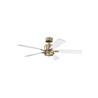 Kichler 330000CPZ Lucian 52" 72W Bronze champagne Ventilateur de plafond à LED