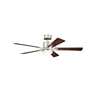 Ventilateur de plafond Kichler Lucian 330000NI 17 Watt nickel brossé