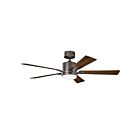 Ventilateur de plafond Kichler Lucian 330000OZ 17 Watt bronze ancien