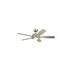 Ventilateur de plafond Kichler Geno 330001BSS 17 Watt acier inoxydable brossé