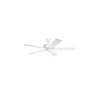 Ventilateur de plafond Kichler 330015MWH blanc mat