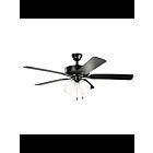 Ventilateur de plafond Kichler 330016SBK satin noir