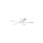 Ventilateur de plafond Kichler 330019MWH 17 Watt blanc mat