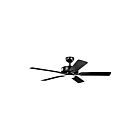 Ventilateur de plafond Kichler 330019SBK 17 Watt satin noir