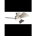 Ventilateur de plafond Kichler Sola 330150NI 17 Watt nickel brossé