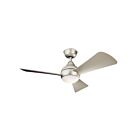 Ventilateur de plafond Kichler Sola 330151NI 17 Watt nickel brossé