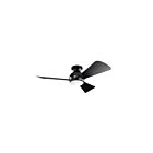 Ventilateur de plafond Kichler Sola 330151SBK 17 Watt satin noir