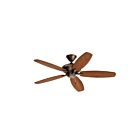 Ventilateur de plafond 52" Kichler 330160OBB 59W 5-lames bronze brossé à l'huile