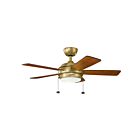 Ventilateur de plafond Kichler Starkk 330171NBR 17 Watt laiton naturel