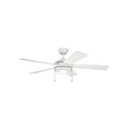 Ventilateur de plafond Kichler Starkk 330174MWH 17 Watt blanc mat