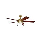 Ventilateur de plafond Kichler Starkk 330174NBR 17 Watt laiton naturel