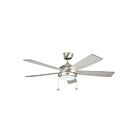 Ventilateur de plafond Kichler Starkk 330174NI 17 Watt nickel brossé