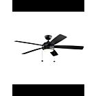 Ventilateur de plafond Kichler Starkk 330180SBK satin noir