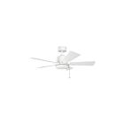 Ventilateur de plafond Kichler Bowen 330241MWH blanc mat