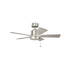 Ventilateur de plafond Kichler Bowen 330241NI nickel brossé