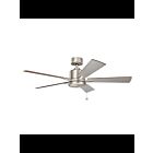 Ventilateur de plafond Kichler Bowen 330242NI nickel brossé