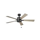 Kichler 330242SBK 5 lames Ventilateur de plafond