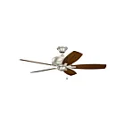 Ventilateur de plafond Kichler Terra 330247NI nickel brossé