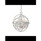 Lustre à 1 étage Kichler Vivian 34712 6-lumières 60W nickel brossé