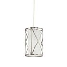 Mini suspendu Kichler Edenbrook 34721 1-lumière 60W nickel brossé