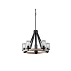 Kichler 34750A Barrington 5-Lumières Enclume de fer Lustre