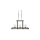 Suspendu pour îlot Kichler Barrington 34752 3-lumières 60W fer d'enclume