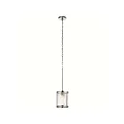 Mini suspendu Kichler Marita 34836 1-lumière 60W nickel brossé