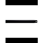 Tige descendante filetée double 48" Kichler 360004SBK