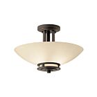 Plafonnier semi-encastré Kichler Hendrik 3674OZ 2-lumières 60W vieux bronze