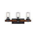 Luminaire de vanité Kichler Barrington 37418 3-lumières 60W noir vieilli