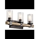 Luminaire de vanité Kichler Barrington 37421 3-lumières 60W fer d'enclume