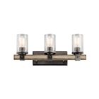 Luminaire de vanité Kichler Barrington 37421 3-lumières 60W fer d'enclume