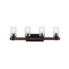 Luminaire de vanité Kichler Barrington 37423 4-lumières 60W noir vieilli