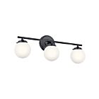 Kichler 37556 Wynton 3-Lumières 7W Noir Lumière Vanité