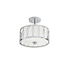 Plafonnier semi-encastré Kichler 38173 2-lumières 60W chrome