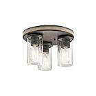 Kichler 38204A 3-Lights Barrington  180W Plafonnier semi encastré 