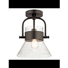 Plafonnier semi-encastré Kichler Aldean 38224 1-lumière 60W vieux bronze