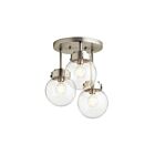 Kichler 38249 3-Lights Strabo  120W Plafonnier semi encastré 