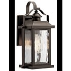 Lanterne murale extérieur Kichler Linford 39507 1-lumière 60W vieux bronze