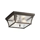 Plafonnier extérieur Kichler Linford 39516 2-lumières 40W vieux bronze