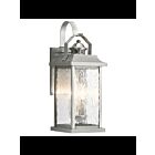 Lanterne murale extérieur Kichler Linford 39533 3-lumières 60W aluminium brossé