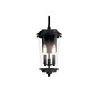 Kichler 39543 2-Lumières 120W Noir texturé Lanterne murale d'extérieur