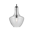 Kichler 42046BKCS Everly 1-Lumière 100W Noir Suspendu