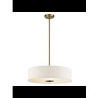 Suspendu à tambour Kichler 42121CLZ 3-lumières 100W bronze classique