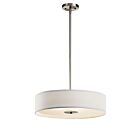 Suspendu transformable Kichler 42121NI 3-lumières 100W nickel brossé