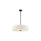 Suspendu à tambour Kichler 42122BK 3-lumières 150W noir